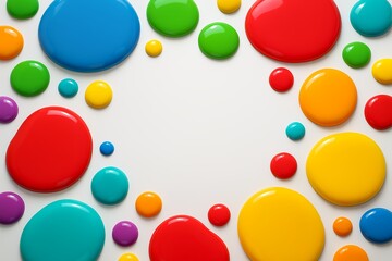 Colorful Paint Blank Space