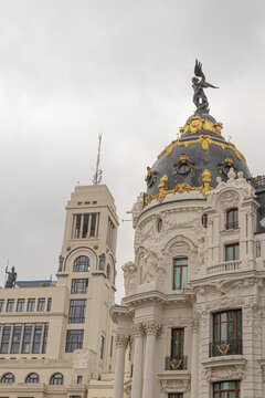 Hermosa fotograf&iacute;a de las calles y monumentos de Madrid, Espa&ntilde;a.