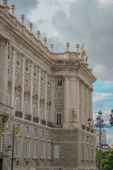 Hermosa fotografía de las calles y monumentos de Madrid, España.