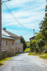 Conmovedora fotografía tomada en el Camino de Santiago en Galicia, España.