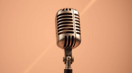 Capture attention with a vintage microphone ready for podcasts or live performances today