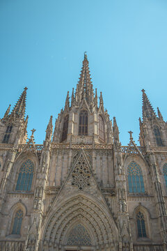 Espectacular fotograf&iacute;a de la Catedral de Barcelona, Espa&ntilde;a.