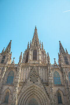 Espectacular fotograf&iacute;a de la Catedral de Barcelona, Espa&ntilde;a.