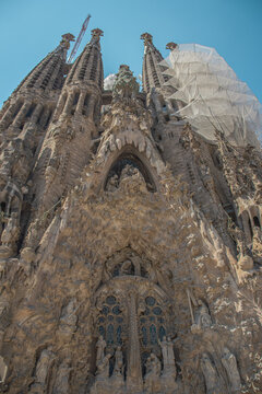 Hermosa fotograf&iacute;a de la Sagrada Familia en Barcelona, Espa&ntilde;a.