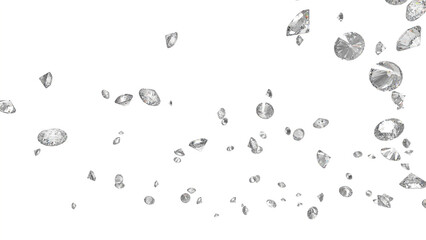 レンダリングされたダイアモンド　CG