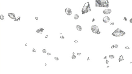 レンダリングされたダイアモンド　CG