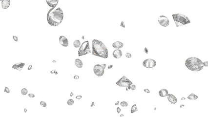 レンダリングされたダイアモンド　CG