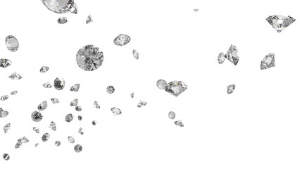 レンダリングされたダイアモンド　CG