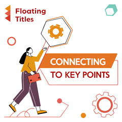 Connecting Ideas With Dynamic Shapes And Gears infographic