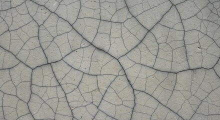 Obraz premium Cracked concrete texture surface gray cement wall damaged pattern grunge aged material weathered detail 100