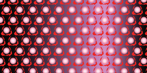 Hypnotic Fractal Bloom – Psychedelic Kaleidoscopic Pattern in Red & Pink