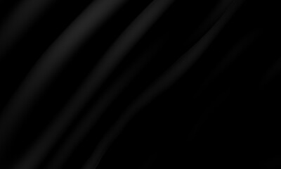 Abstract black wave. Dark ripple background