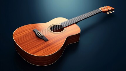 Acoustic guitar image for music store