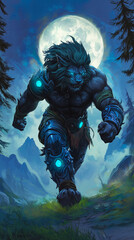 Fototapeta premium Graphic element isolation background for your design asset, game asset, video game, mobile game, web asset Illustration