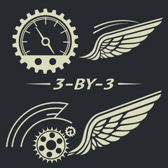 racing emblem design