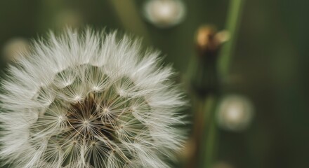 Close-up of a dandelion seed head (1)