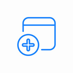 add upload window icon sign vector