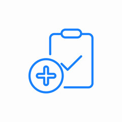 Obraz premium adding check list icon sign vector