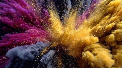 Colorful Powder Explosion