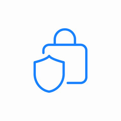 protection case icon sign vector