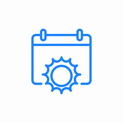 sunny day icon sign vector