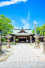 夏の若松惠比須神社　福岡県北九州市　Wakamatsu Ebisu Shrine in summer. Fukuoka Pref, Kitakyusyu City.