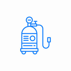 gas cylinder equipment icon sign vector