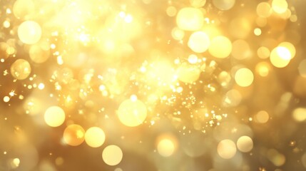 Fototapeta premium Golden bokeh background