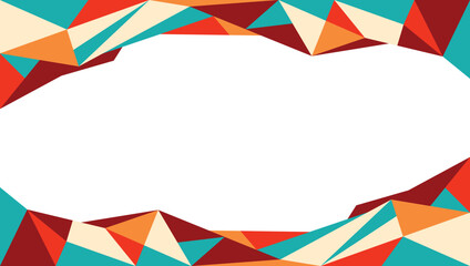 Obraz premium vintage abstract low poly background 