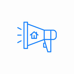 property promotion icon sign vector