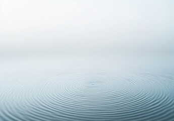 A serene, misty water surface with gentle ripples, creating a tranquil and dreamy atmosphere. Ideal for themes of calmness, reflection, and nature's beauty.