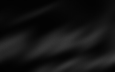 Abstract metallic black background. Illustration of a metallic surface such as aluminum or stainless steel, thick, luxurious black velvet fabric. As a backdrop for premium products.