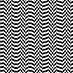 24_Black and White Wavy Optical Pattern