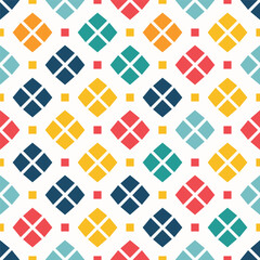 30_Colorful Diamond Tile Grid Pattern