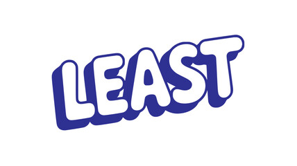 Fototapeta premium Least.