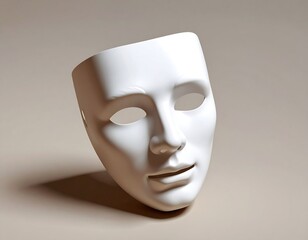 Artistic Shocked Mask Face