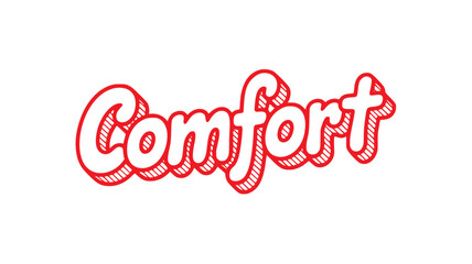 Comfort Text Graphic.