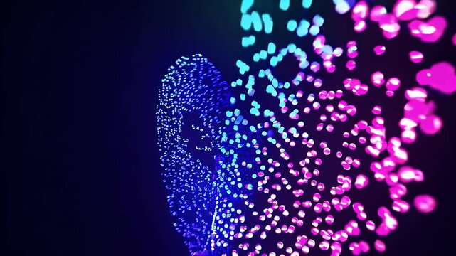 Light up screens rainbow neon particles streaking sideways midnight field hi energy four K loop adding techno sparkle to openers esports IDs creative