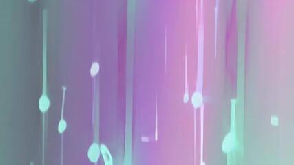 Provide gentle musical ambience pastel vertical gradient sprinkled drifting treble clefs quavers that sparkle softly creating dreamy four K stories event - Powered by Adobe