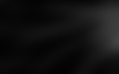 Illustration of an abstract dark metallic black background with a subtle gray gradient and a grain texture. Perfect for luxury product presentations, movie posters, or digital artwork.