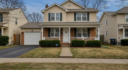 A very neat and tidy residence in suburbs of Ohio