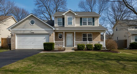 A very neat and tidy home in suburbs of Ohio