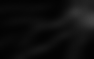 Illustration of an abstract dark metallic black background with a subtle gray gradient and a grain texture. Perfect for luxury product presentations, movie posters, or digital artwork.