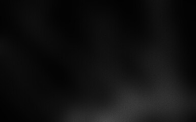 Illustration of an abstract dark metallic black background with a subtle gray gradient and a grain texture. Perfect for luxury product presentations, movie posters, or digital artwork.