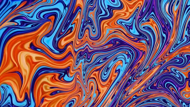 vivid swirling animation colorful marble texture fluid ink style perfect abstract design video visuals featuring dynamic motion seamless video loop vibrant 4k digital art