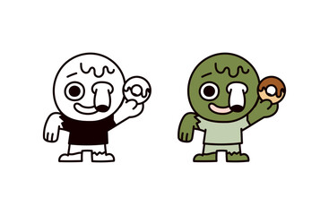 ゾンビのイラスト