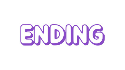 Fototapeta premium Ending.