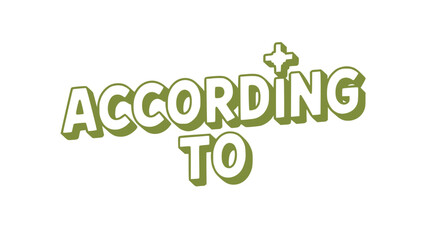 Fototapeta premium According To.