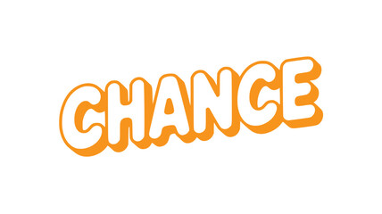 Fototapeta premium Chance.