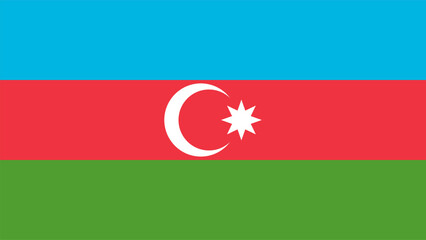Azerbaijan flag symbolizing national pride and patriotism